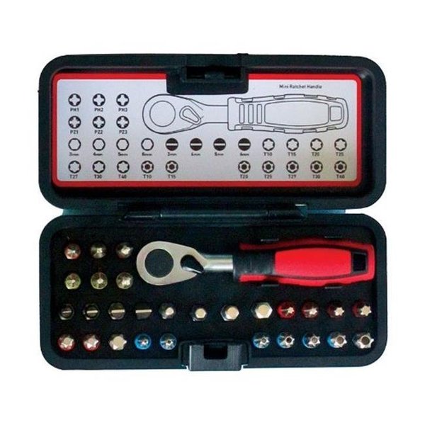 Home Plus Home Plus DR71499 Screwdriver & Mini Ratchet Set  28 Per Case - pack of 8 9298944